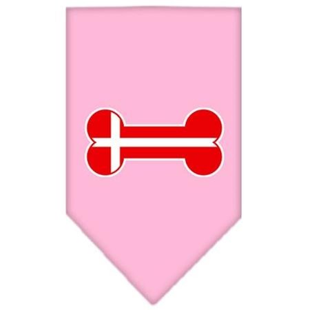 UNCONDITIONAL LOVE Bone Flag Denmark  Screen Print Bandana Light Pink Large UN847763